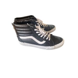 Vans Off The Wall SK8 High Top High Zip Croc Leather Sneakers 11